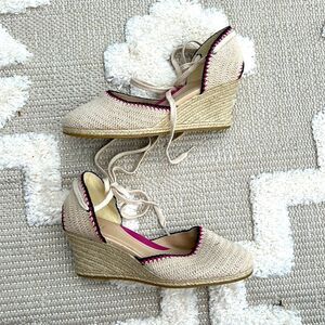 Espadrille Platform Sandals with 3inch Heel New, size 9